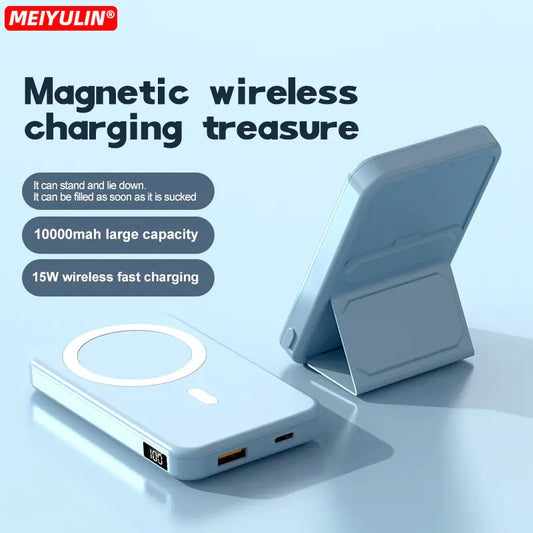 10000mAh Magnetic Power Bank With Foldable Stand